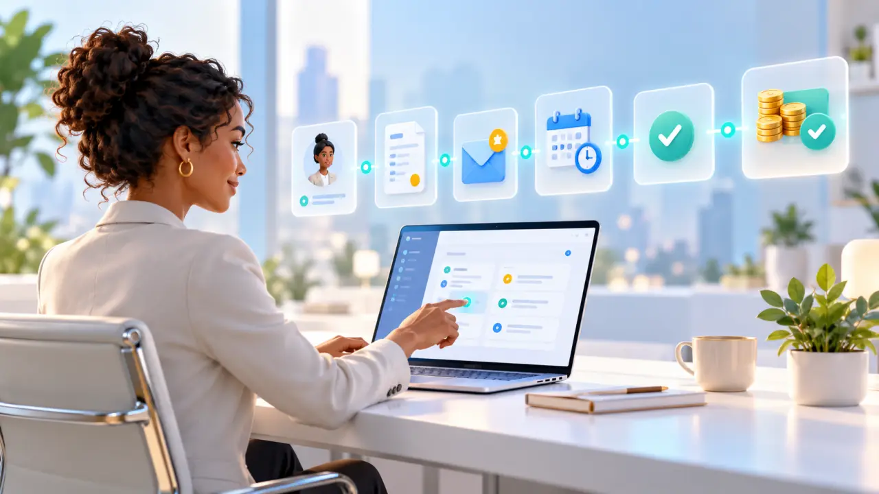 Tableau de bord de relance client automatisée pour une entreprise B2B