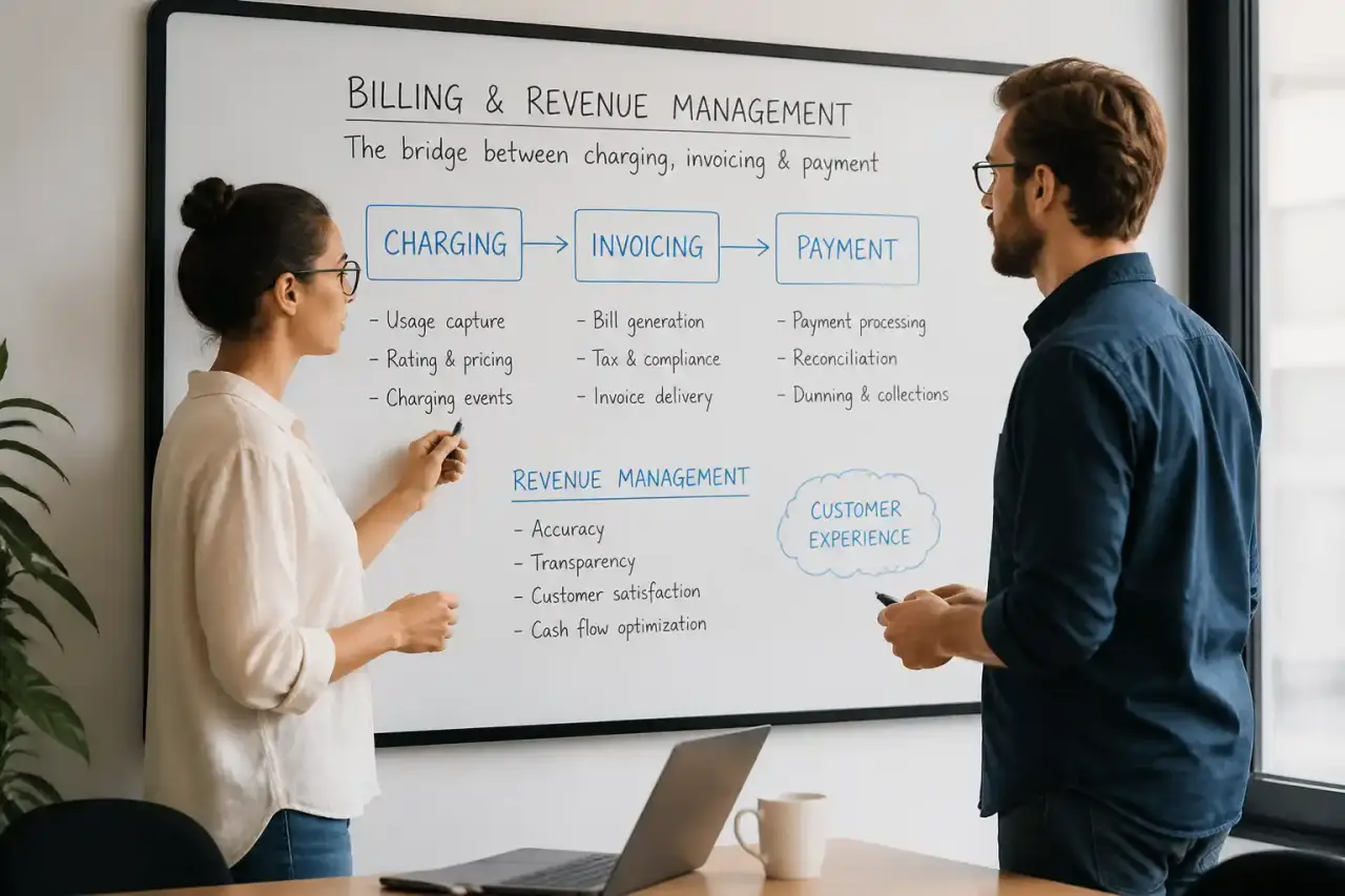 Billing and revenue management : le pont entre charging, facturation et paiement
